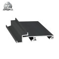 profil de seuil d&#39;extrusion en aluminium sur mesure noir